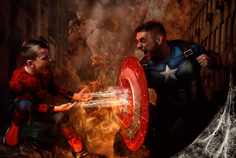 Cinematic Superhero Photo Shoot