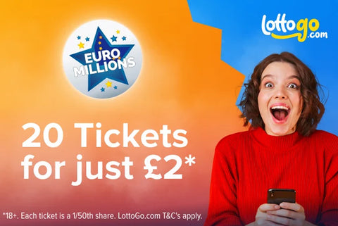 Share of 20 EuroMillions Tickets For £2