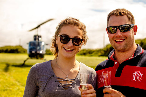 Bubbly and Chocolates Helicopter Flight for two